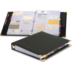 Cardinal® Sewn Vinyl Business Card File Binder 65361C20