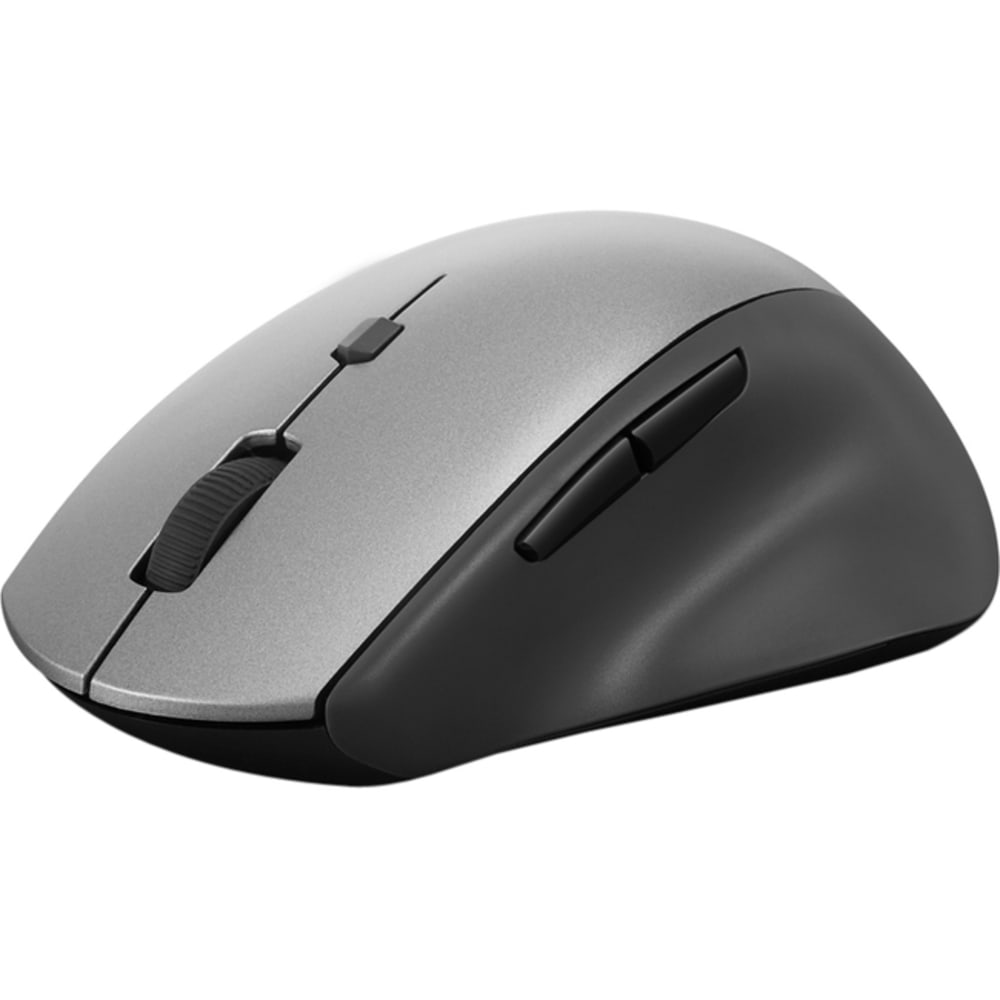 Lenovo ThinkBook Wireless Media Mouse - Optical - Wireless - Radio Frequency - 2.40 GHz - Black - 1 Pack - USB Type A - 2400 dpi - 7 Button(s) - Right-handed (Min Order Qty 2) MPN:4Y50V81591