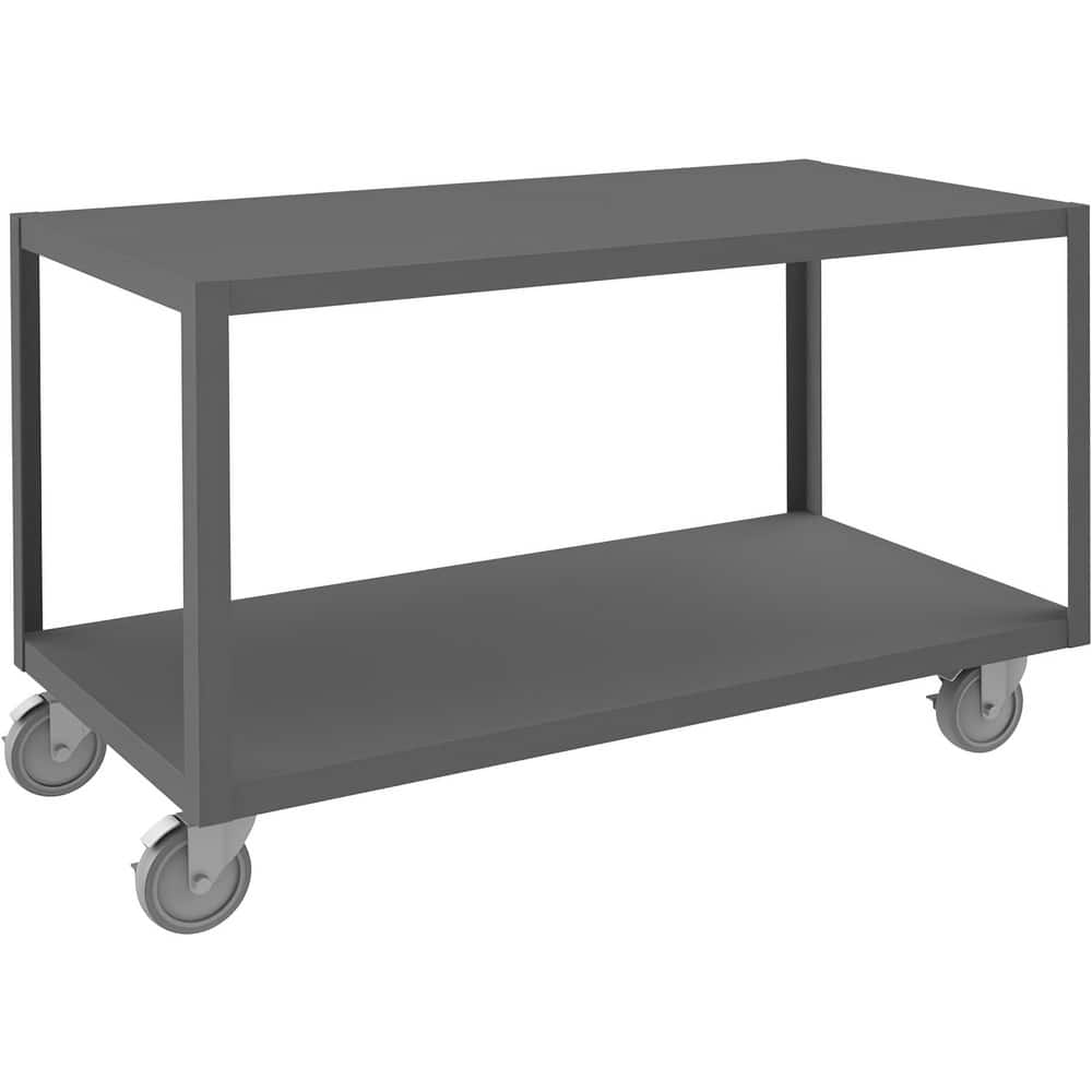 Mobile Work Benches, Type: High Deck Portable Table , Bench Type: High Deck Portable Table , Depth (Inch): 48-1/4 , Load Capacity (Lb. - 3 Decimals): 1200.000  MPN:HMT-2448-2-4SWB
