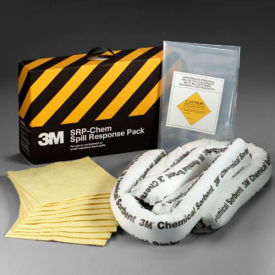 3M™ SRP-CHEM Chemical Sorbent Spill Response Pack  - 3.5 Gallon Capacity 3 Packs/Case 7000001939