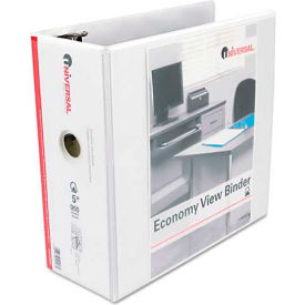 Universal® Economy D-Ring Vinyl View Binder 5