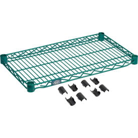 Nexel® S1424G Poly-Green® Epoxy Wire Shelf 24