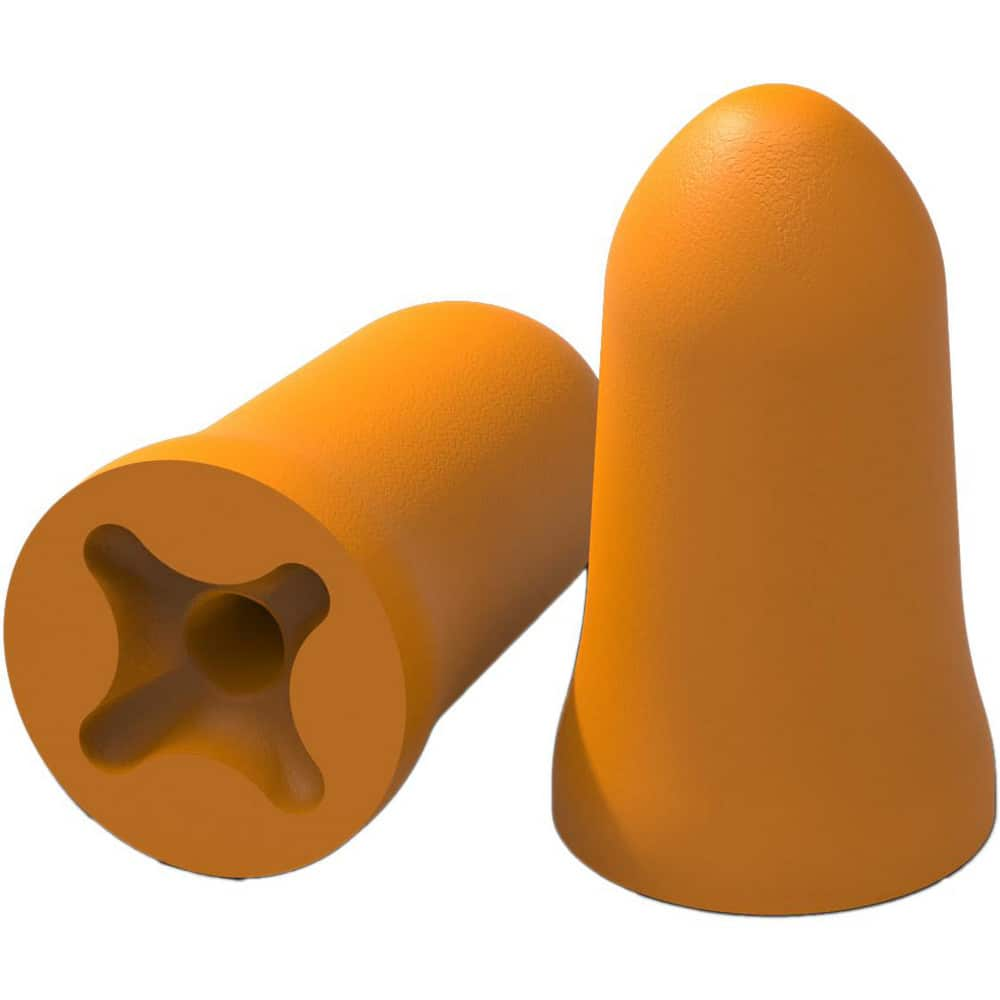 Earplugs, Attachment Style: Uncorded , Noise Reduction Rating (dB): 30.00 , Insertion Method: Roll Down , Plug Shape: Taper End , Plug Color: Orange  MPN:18-10004