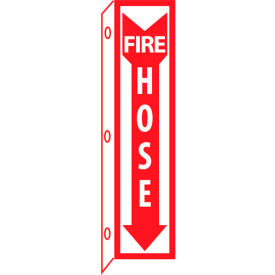 NMC™ Fire Flange Plastic Sign Fire Hose 4