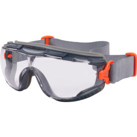 Ergodyne® ARKYN-NEO Clear Lens Safety Goggles w/ Neoprene Strap Anti-Scratch & Anti-Fog Gray 60310