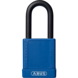 ABUS 74/40 Keyed Alike Lockout Padlock 1-1/2-Inch Non-Conductive Shackle Blue 06765 - Pkg Qty 8 06765