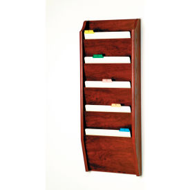 5 Pocket Chart Holder - Mahogany CH14-5MH