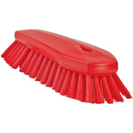 Vikan 38924 Extra-Large Hand Brush- Extra Stiff Red 38924