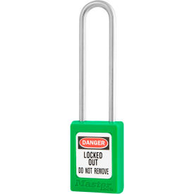 Master Lock® Thermoplastic Zenex™ S33LTGRN Snap Lock Safety Padlock 1-3/8