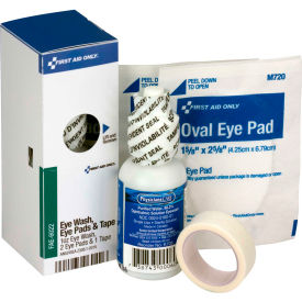 First Aid Only FAE-6022 SmartCompliance Refill Eye Wash 1 Bottle 1 Oz. 2 Eye Pads & 1 Tape/Box FAE-6022