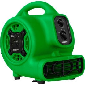 XPOWER Mini Air Mover With Daisy Chain & 3 Hour Timer 3 Speed 1/5 HP 800 CFM P-230AT-Gr