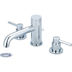 Pioneer Motegi 3MT500 Two Handle Bathroom Widespread Faucet with Brass Pop-Up Polished Chrome 3MT500