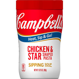 CAMPBELL'S On The Go Chicken and Stars Soup 10.75 oz 8 Count 30700202