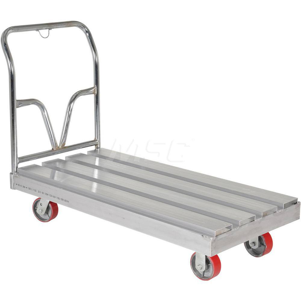 Platform Truck: 3,600 lb Capacity, Aluminum Platform, 48