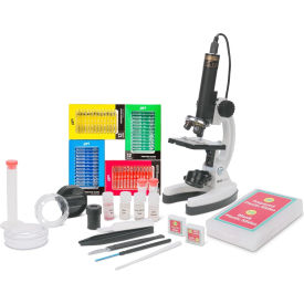 AmScope IQCREW Premium 85+ Piece Microscope Color Camera Software Kit with 48 Prepared Slide Set M40-4P12X1