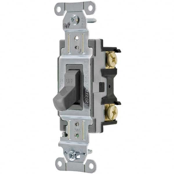 Toggle Switches, Switch Type: Medium Duty , Switch Sequence: Off-On , Contact Form: DPDT , Actuator Type: Toggle , Terminal Type: Screw  MPN:CSB220GY