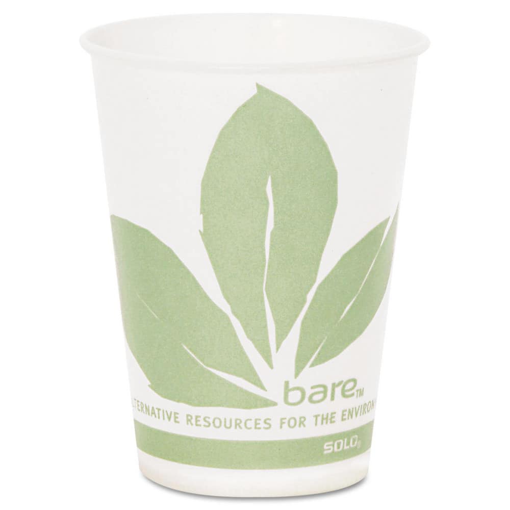 Paper & Plastic Cups, Plates, Bowls & Utensils, Cup Type: Cold Cup , Material: Waxed Paper , Color: Green, White , Pattern: Printed , For Beverage Type: Cold  MPN:SCCR9BBJD110CT