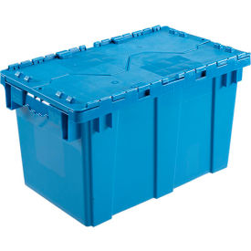 GoVets™ Plastic Attached Lid Shipping & Storage Container 22-3/8