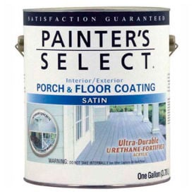 Painter's Select Urethane Fortified Satin Porch & Floor Coating White Gallon - 106649 106649