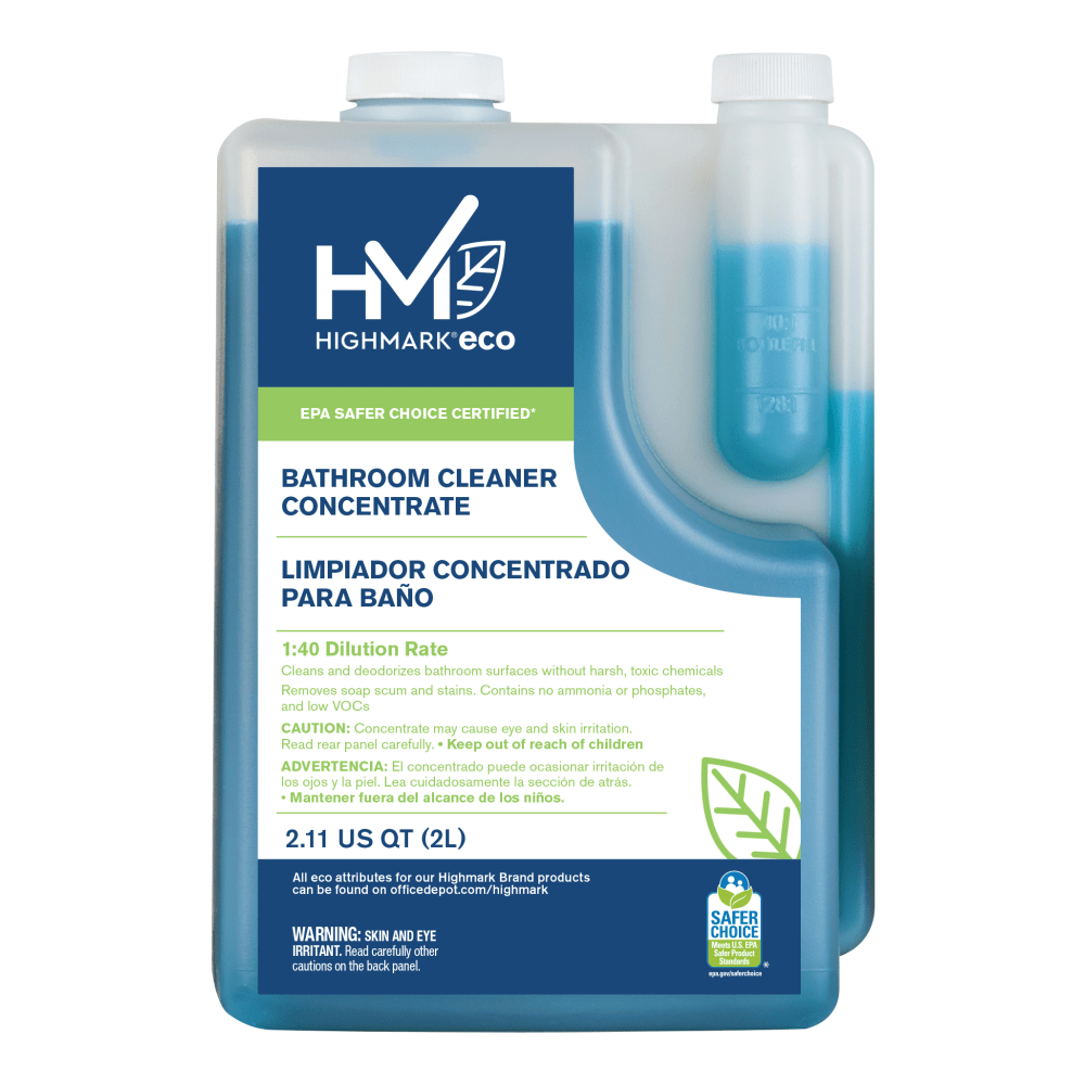 Highmark ECO Liquid Bathroom Cleaner Concentrate, 2 Liters (Min Order Qty 4) MPN:603CONEA