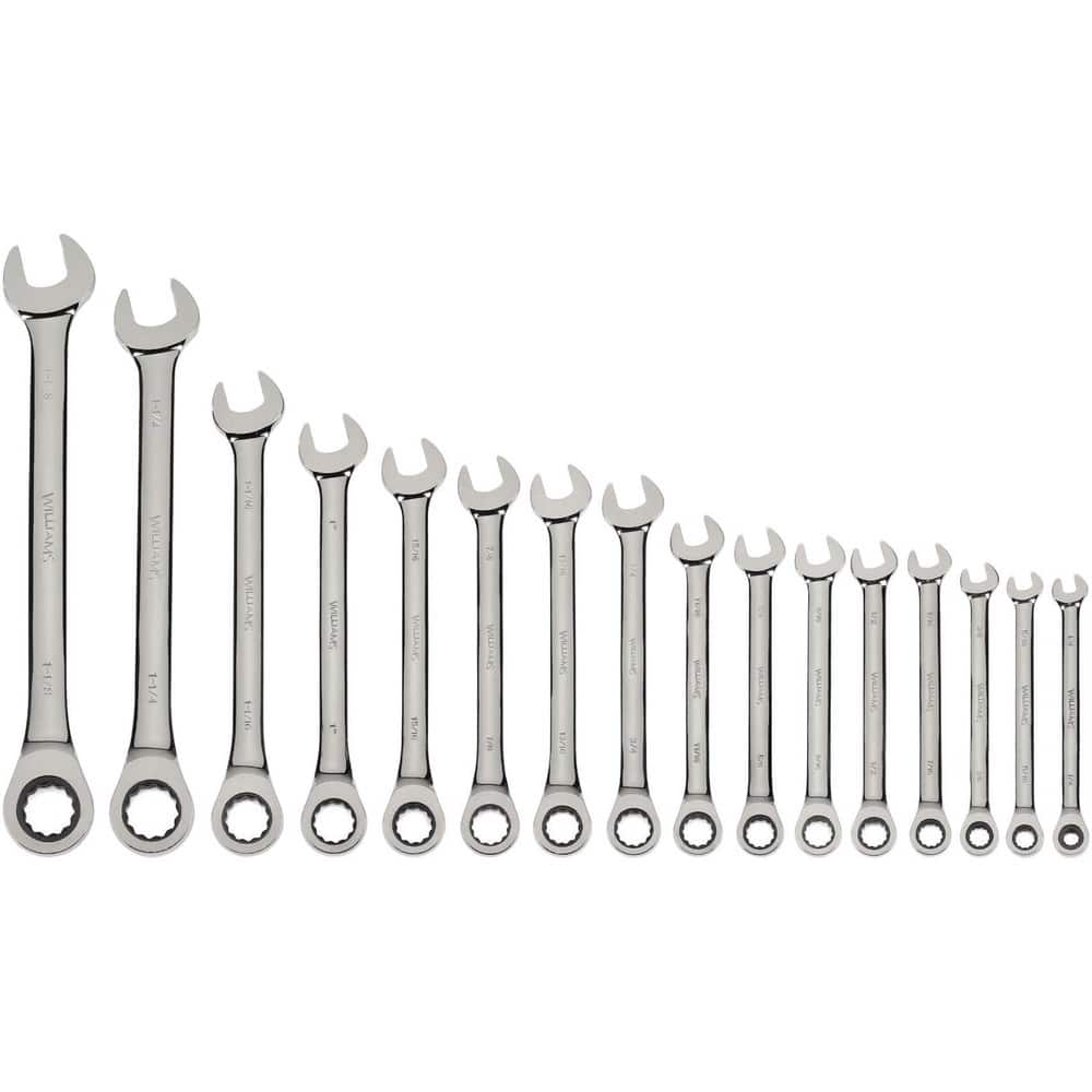 Wrench Sets, Tool Type: Ratcheting Combination Wrench Set , Set Type: Ratcheting Combination Wrench Set , System Of Measurement: Inch , Container Type: Pouch  MPN:JHWS-1122NRC