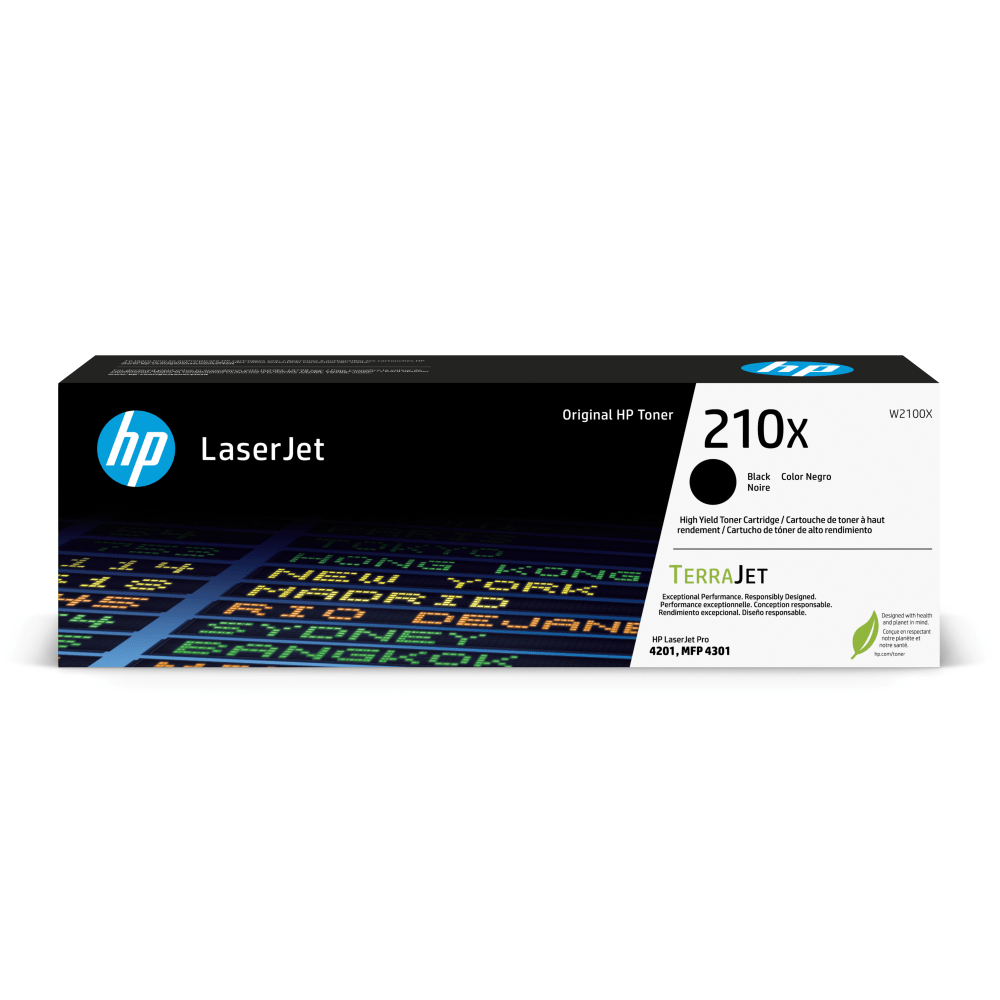 HP 210X Black High Yield Toner Cartridge, W2100X MPN:W2100X