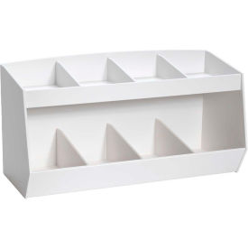 TrippNT™ White Lab Storage Bin with 8 Fixed Compartments 24