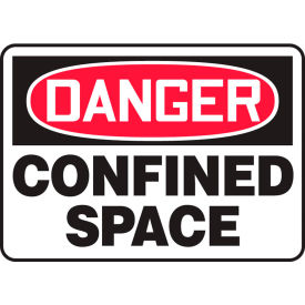 Accuform MCSP002VS Danger Sign Confined Space 14