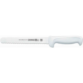 Mundial W5627-8EM - Slicing Knife Wide Serrated Edge White Handle 8