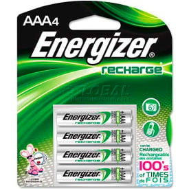 Energizer® AAA e NiMH Rechargeable Batteries 4 per Pack NH12BP-4 / E0917200