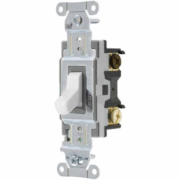 Toggle Switches, Switch Type: Medium Duty , Switch Sequence: Off-On , Contact Form: SPDT , Actuator Type: Toggle , Terminal Type: Screw  MPN:CSB320W