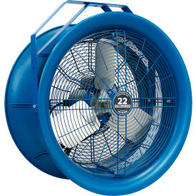 Patterson Fan 22 High Velocity Drum Fan w/ Yoke Mount 115V 5570 CFM 1/2 HP H22A