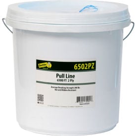 L.H.Dottie® Two Ply Pull Line Polypropylene 6500'L Blue/White Dispensing Pail 6502PZ