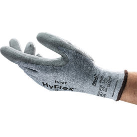 Ansell HyFlex Cut Resistant Coated Gloves A2 Cut Level Polyurethane Grey Size 6 - Pkg Qty 12 11727060