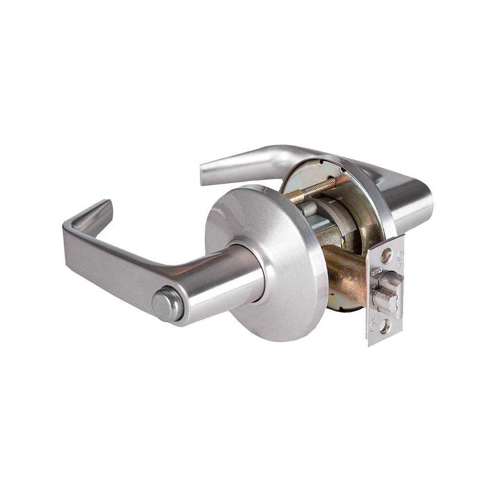 Lever Locksets, Lockset Type: Privacy , Key Type: Keyed Different , Back Set: 2-3/4 (Inch), Cylinder Type: Non-Keyed , Material: Metal  MPN:9K30L15DS3626