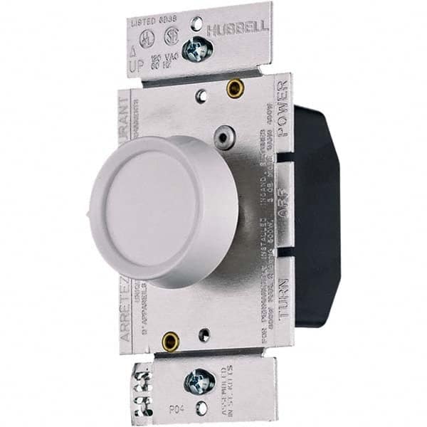 1 Pole, 120 VAC, 5 Amp, Residential Grade Rotary Dimmer Switch MPN:RD600PDK