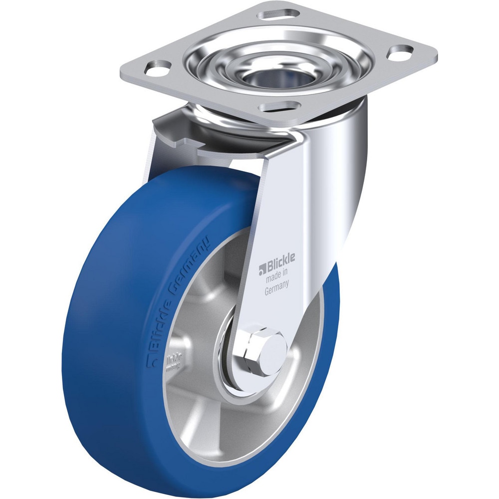 Top Plate Casters, Mount Type: Plate , Number of Wheels: 1.000 , Wheel Diameter (Inch): 8 , Wheel Material: Polyurethane , Wheel Width (Inch): 2  MPN:869011