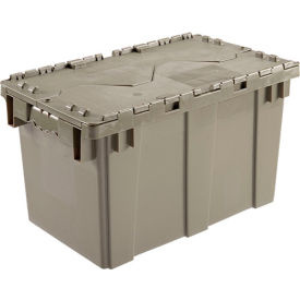 GoVets™ Plastic Attached Lid Shipping & Storage Container 22-3/8