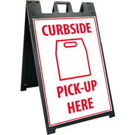 NMC Deluxe Sidewalk Stand And Sign Curbside 45