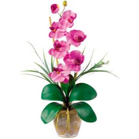 Nearly Natural Phalaenopsis Silk Orchid Flower Arrangement Mauve 1016-MA