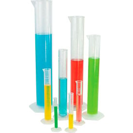 Cylinder Measuring Diamond Essentials Class B Polypropylene Molded Graduations tall form 25mL 3701-25