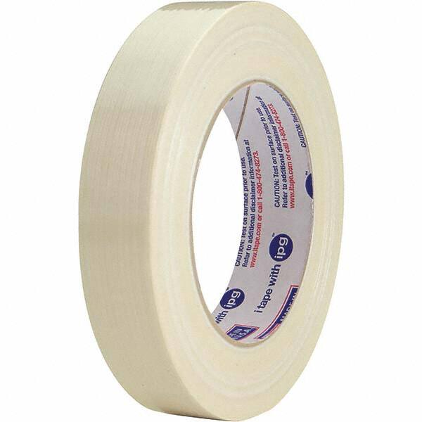 Filament & Strapping Tape, Type: Filament Tape , Color: Ivory , Width (mm - 2 Decimals): 48.00 , Thickness (mil): 4.6000 , Length (Meters): 54.80  MPN:76301