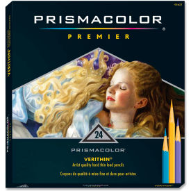 Prismacolor Verithin Colored Pencil Assorted Lead Assorted Barrel 24/Set 2427