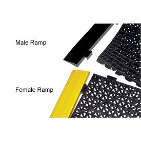 Durable Corporation Cushion Tile Female Ramp 3/4