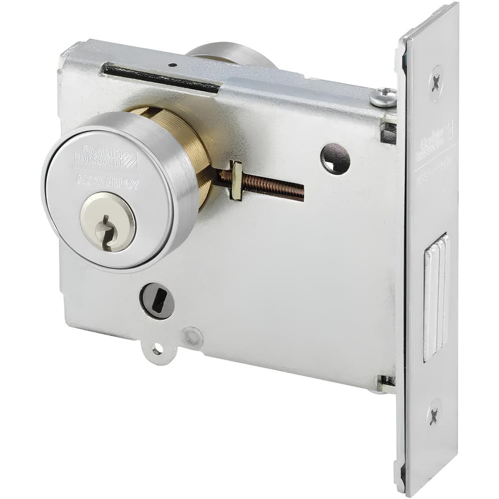 Deadbolts, Deadbolt Type: Deadlock , Lock Type: Single Cylinder , Key Type: Less Cylinder No Key , Mount Type: Mortise , Material: Steel  MPN:DL4117-626