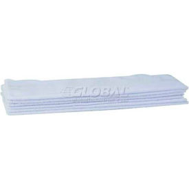 Winco BTM-16W Microfiber Towels White Pack of 6 BTM-16W