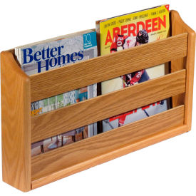 Wooden Mallet™ Wall Mount or Countertop Magazine Rack 20