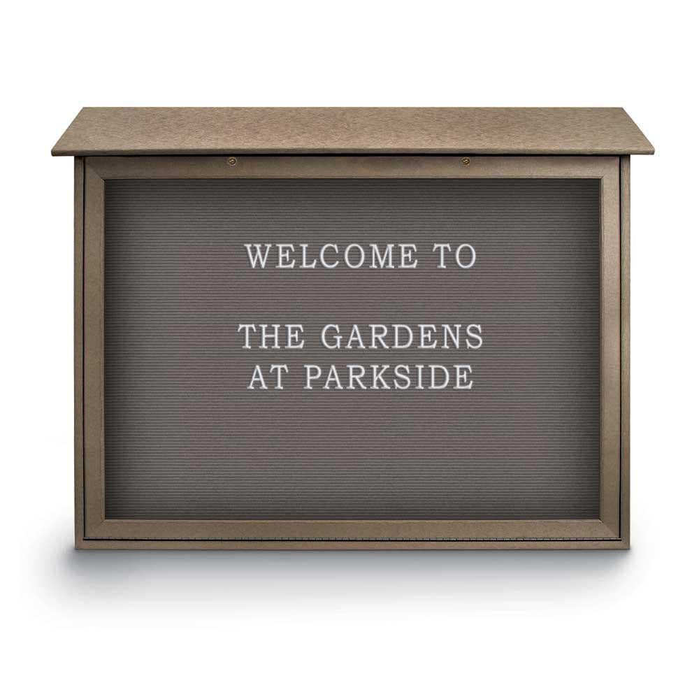 Enclosed Letter Board: 45