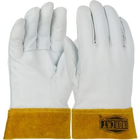 Ironcat Premium Top Grain Kidskin TIG Welding Gloves Pearl Medium All Leather - Pkg Qty 6 6140/M