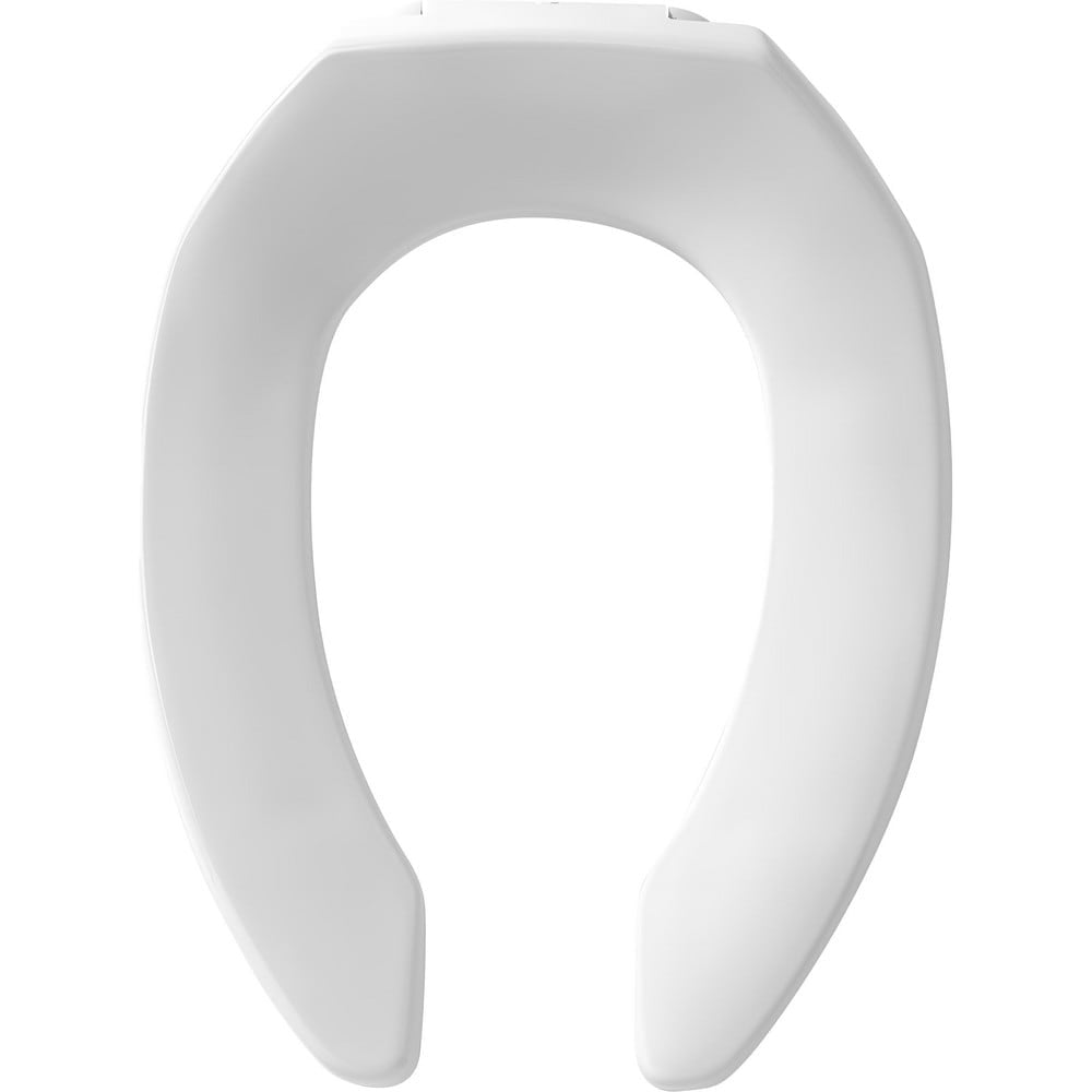 Toilet Seats, Type: Standard, Open , Style: Elongated , Material: Plastic , Color: White , Outside Width: 14.250in (Inch) MPN:10SSCT 000